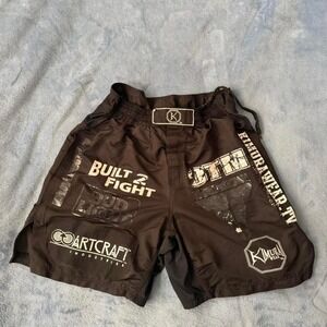Kimura Wear branded fight shorts black Bud Light shorts men size 36
